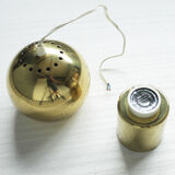Magnetic brass ball light by Reggiani