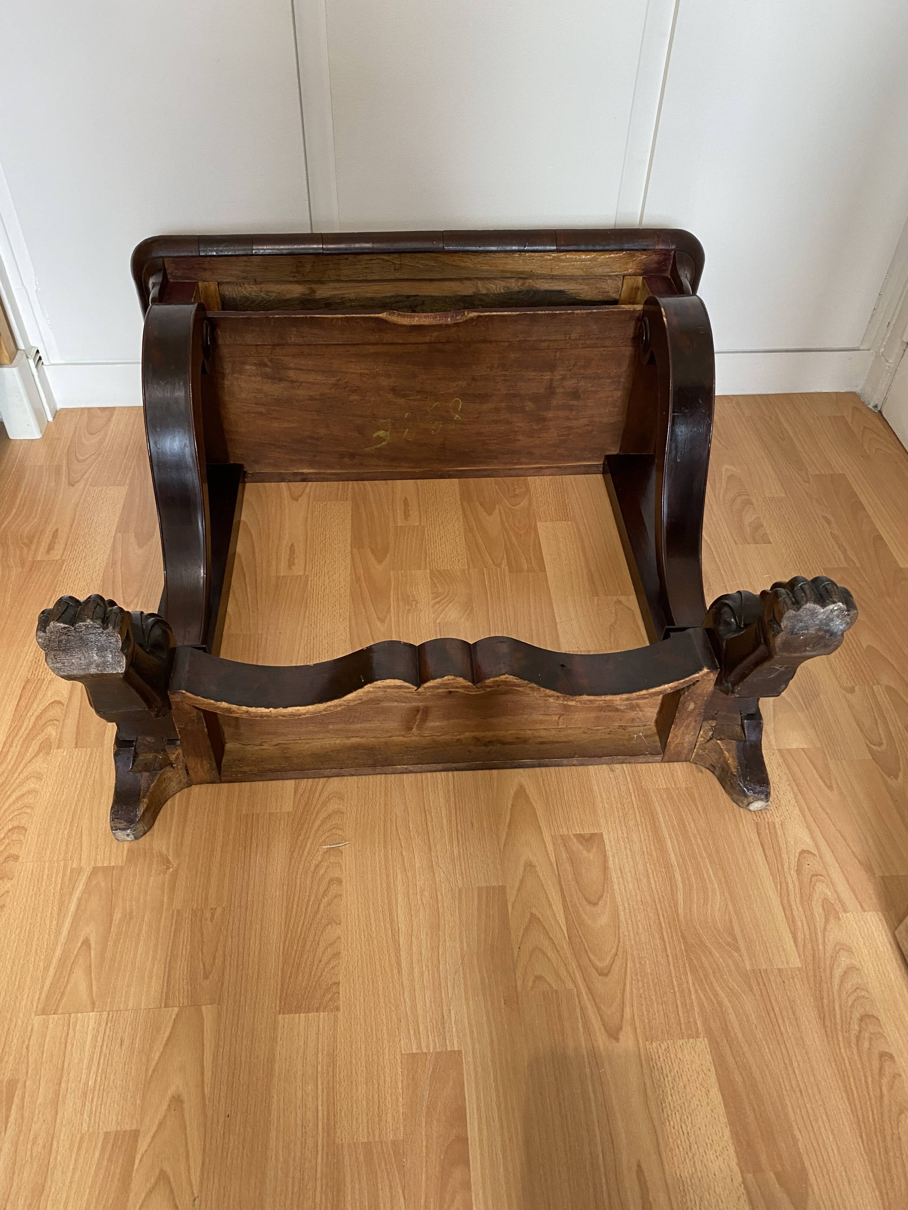 Early 19th century mahogany console