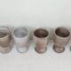6 stoneware coffee cups from Ratilly / Pierlot