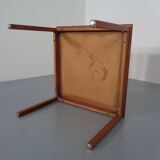 Danish ceramic and teak coffee table, 1960s