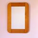 Rectangular mirror in solid pine