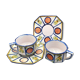 2 coffee cups HB Quimper