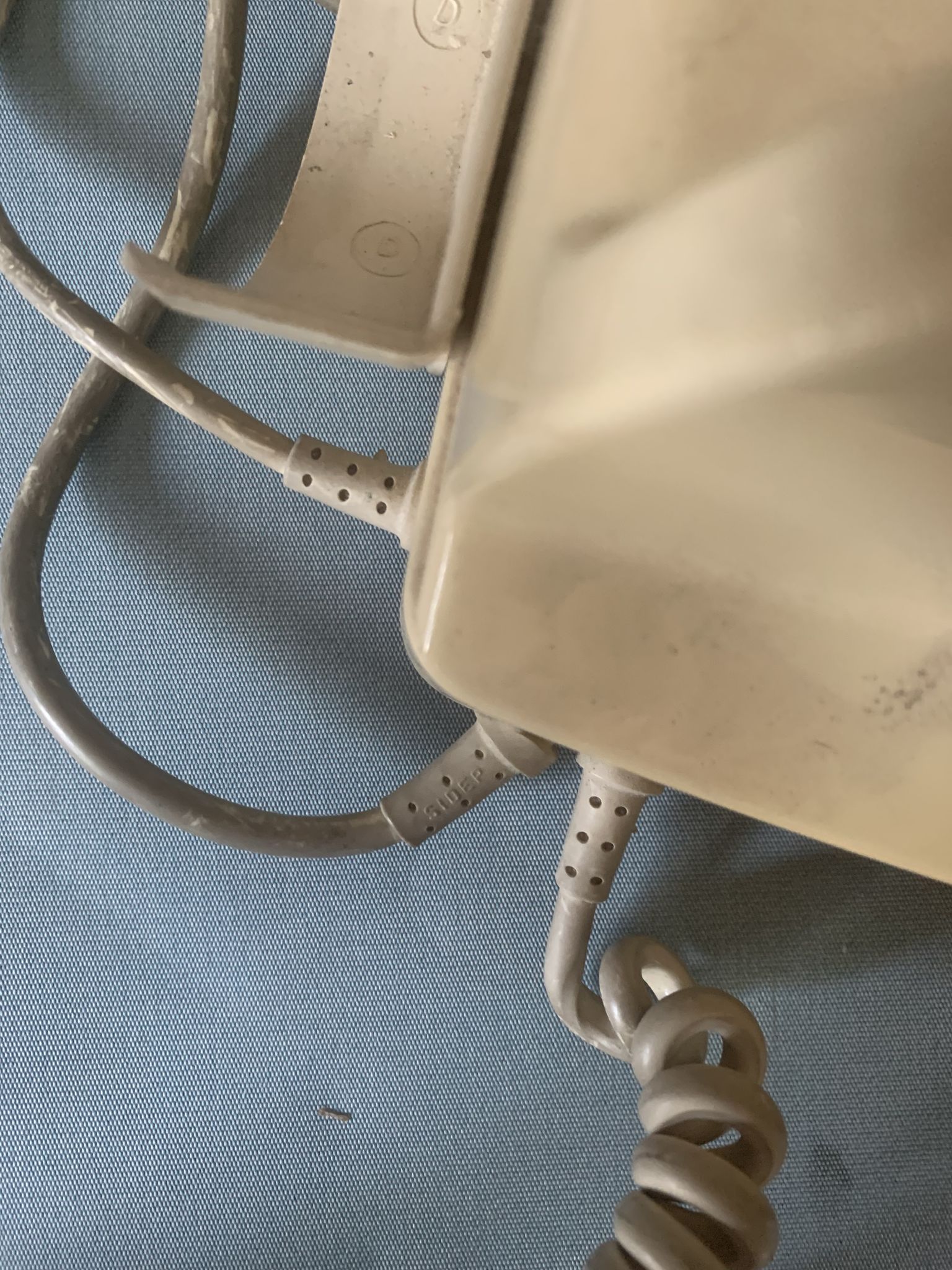 Telephone in Bakelite ecru beige with keys socotel s63 vintage 1981