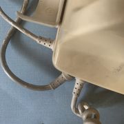 Telephone in Bakelite ecru beige with keys socotel s63 vintage 1981