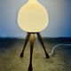 Model 105 Wooden Tripod Table Lamp By Uno & Östen Kristiansson For Luxus, Sweden 1950S
