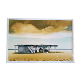 Michèle Battut (1946) - Art print - signed - 37 x 58 cm - boat on the beach