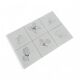 6 x Ceramic tile by Gio Ponti for Ceramica Bardelli