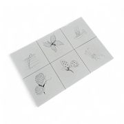 6 x Ceramic tile by Gio Ponti for Ceramica Bardelli