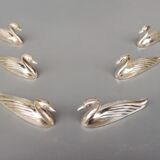 Set of 6 metal knife holders