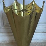 Vintage brass umbrella stand
