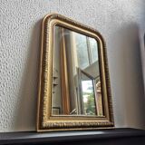 Mirror 90 x 66 cm Louis Philippe old gilded