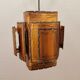 Brutalist hanging lamp, denmark 1960s