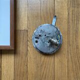 Applique murale opaline plafonnier ancien demi sphérique demi lune 25 cm en