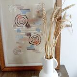 vase blanc design à double anses