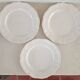 Set of 6 Sarreguemines ivory plates