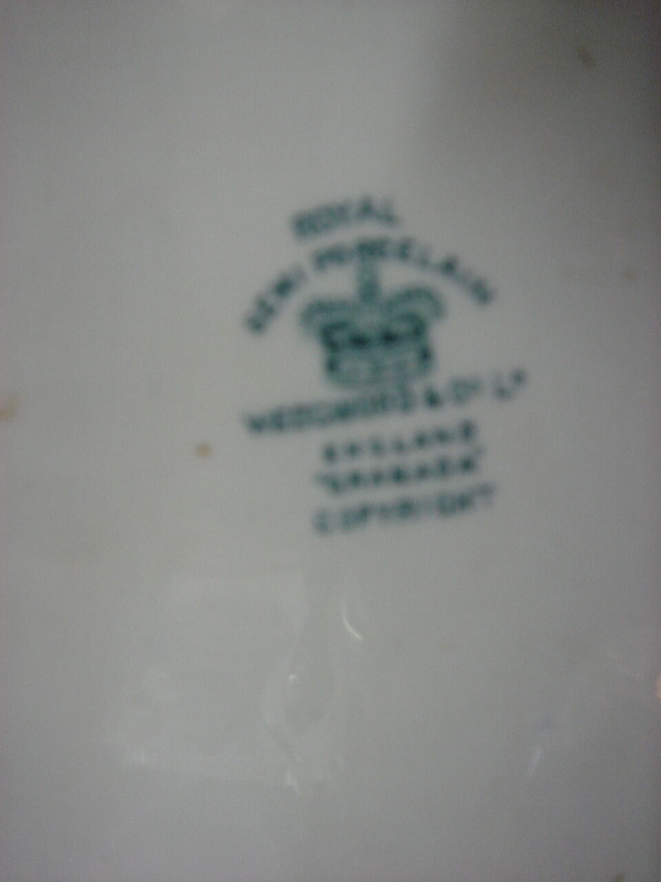 place plate porcelain English Granada of 1905 wedcwood & co Lt