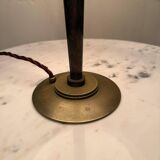Art Deco bronze table lamp sculpture made in Sweden, 1930s.