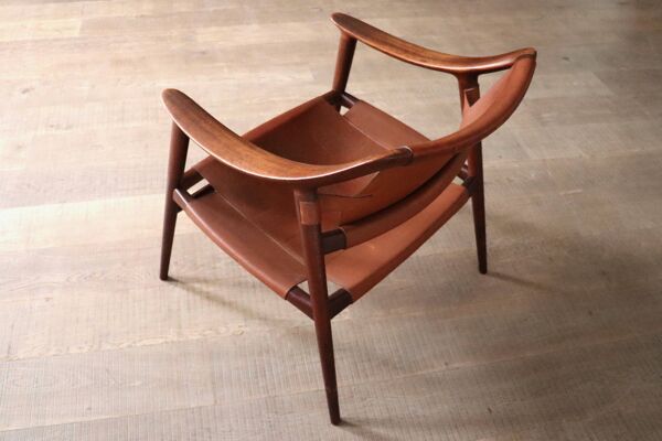Fauteuil lounge Rastad et Relling Bambi Gustav Bahus Norvège 1950