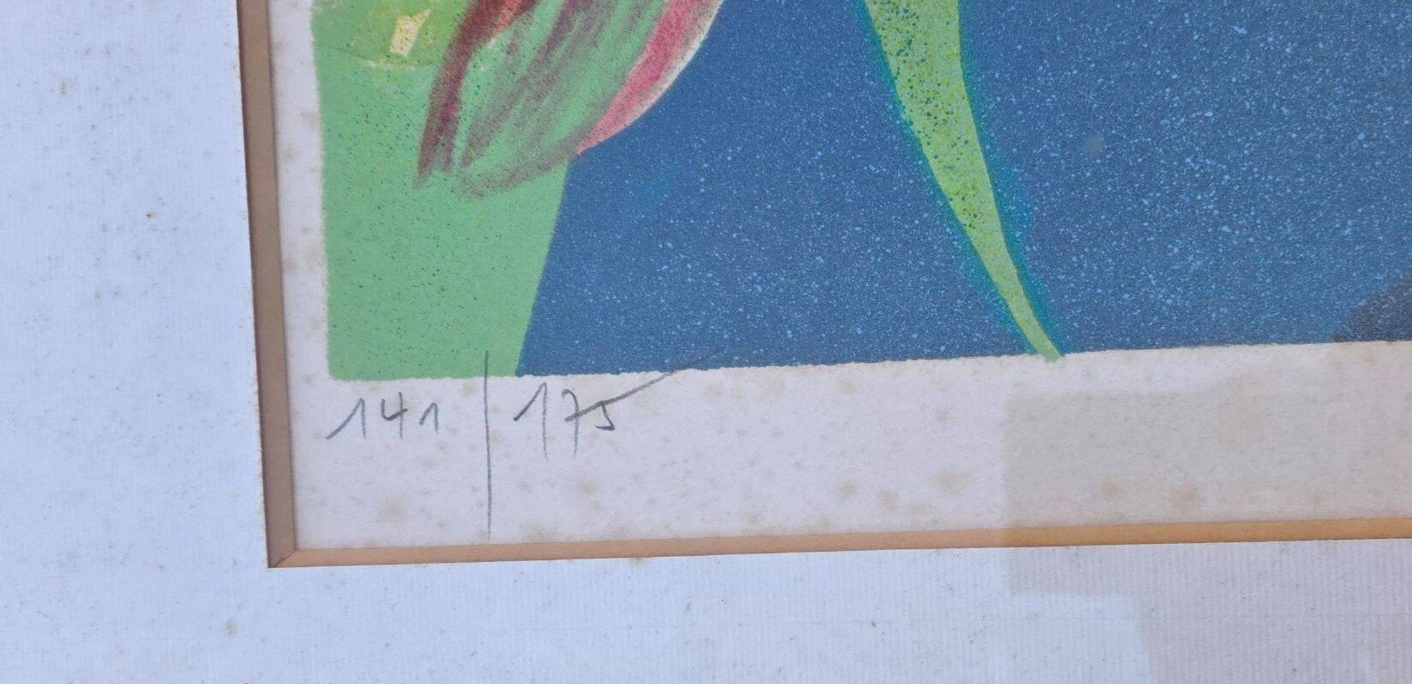 Hilaire Camille Grande Lithographie Couleur Originale Signée Et Numérotée