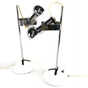 Robert Sonneman, pair of T395 Table Lamp for Luci Milan, 1972