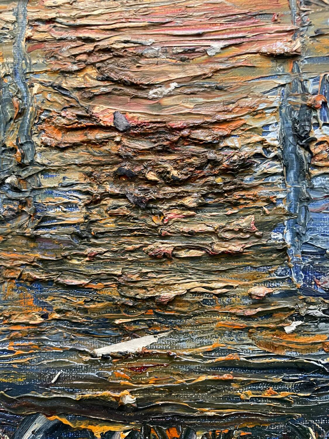 Abstract composition painting 20th century