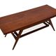 Table basse en teck dans le style de Louis van Teeffelen, années 1960
