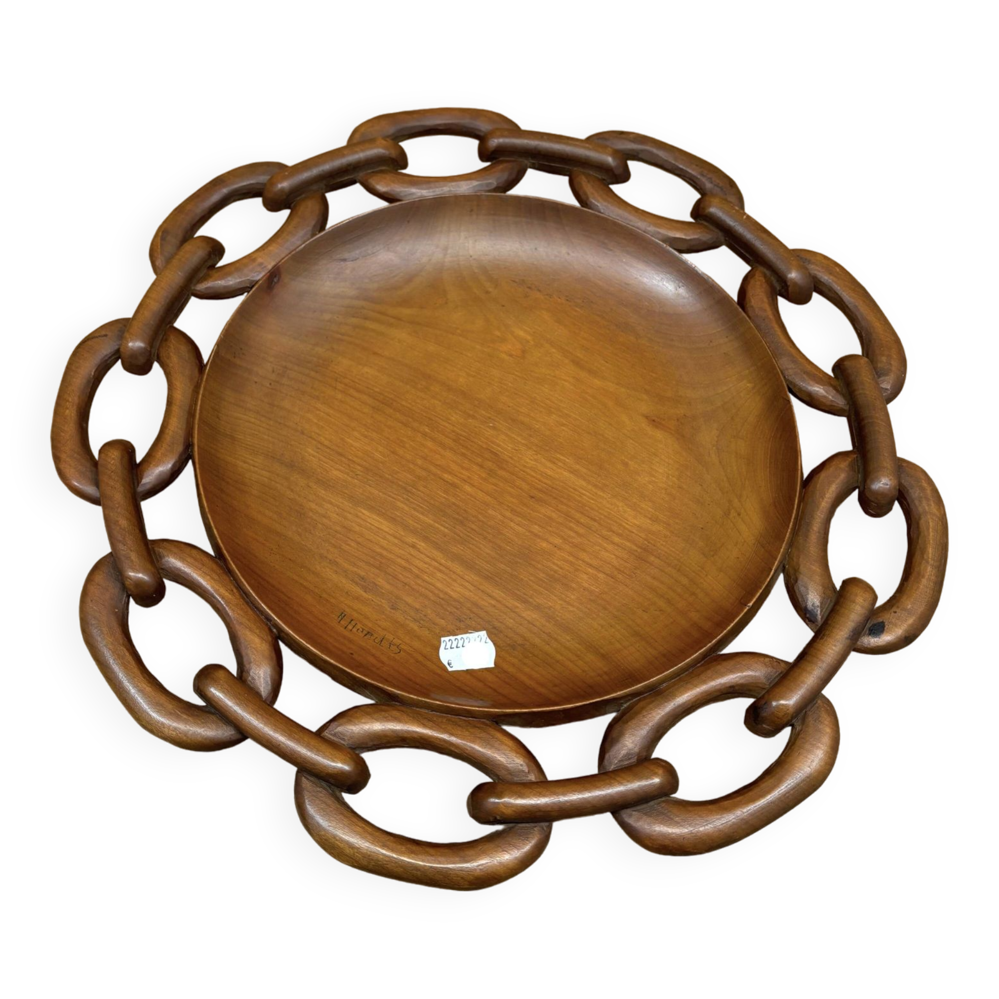 Wooden chain dish