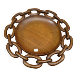 Wooden chain dish