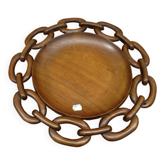 Wooden chain dish