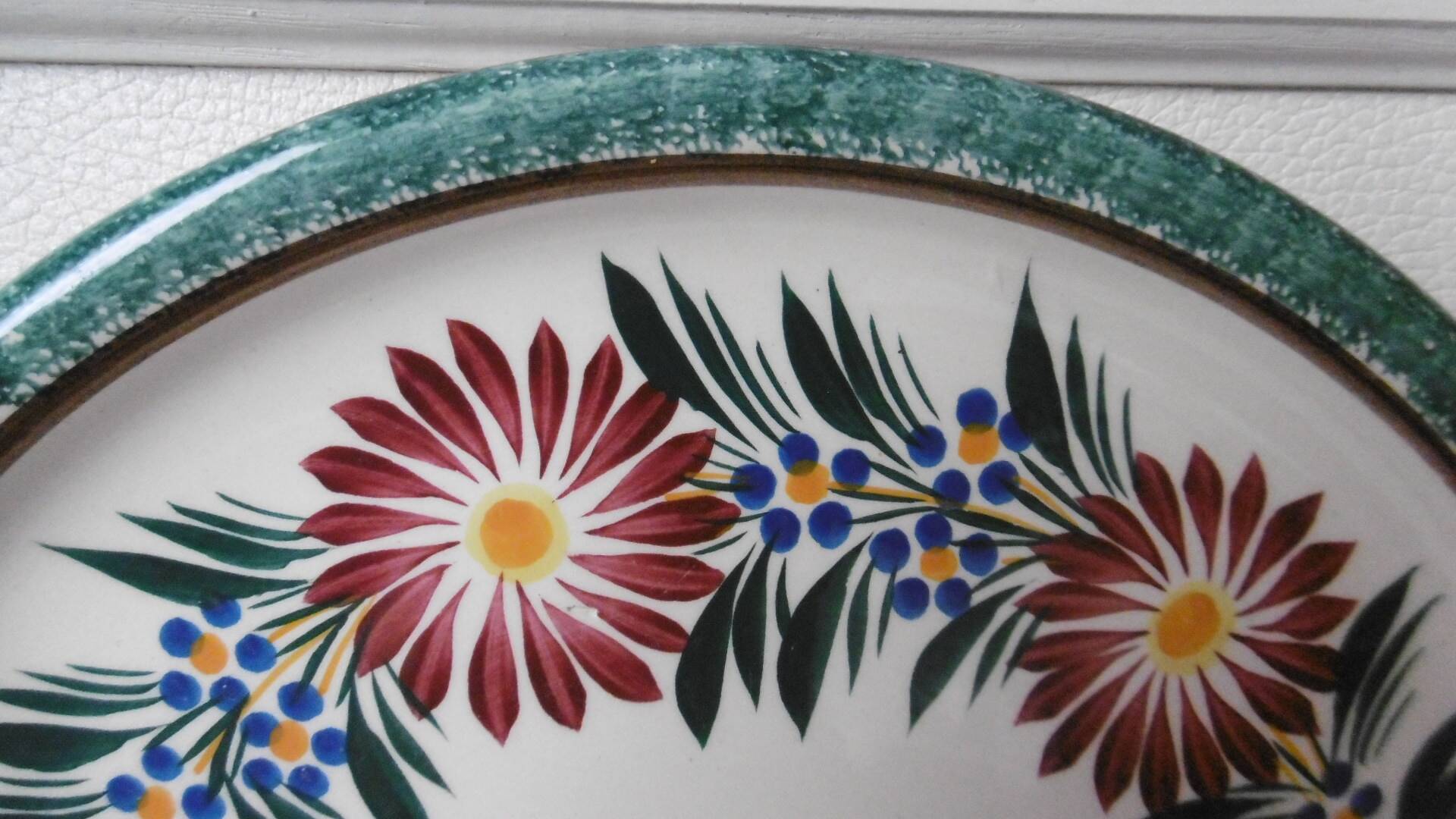 Quimper earthenware cheese board