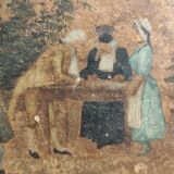 Peinture à l’huile ancienne française, signée Pérez