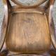Curved wooden bistro chair Luterma 1950
