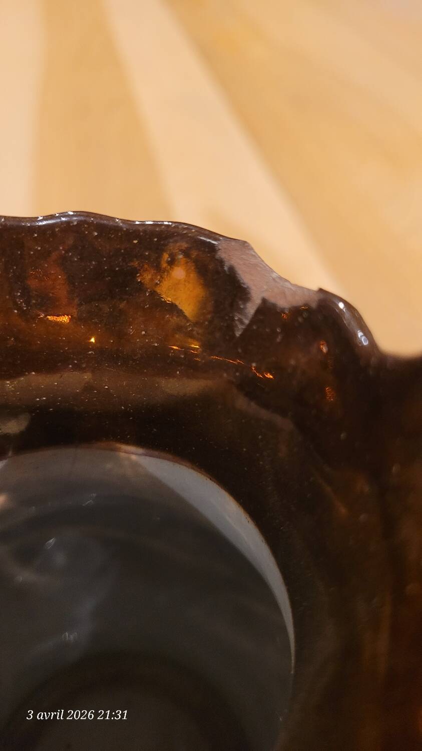 Old jug in Jersey pottery