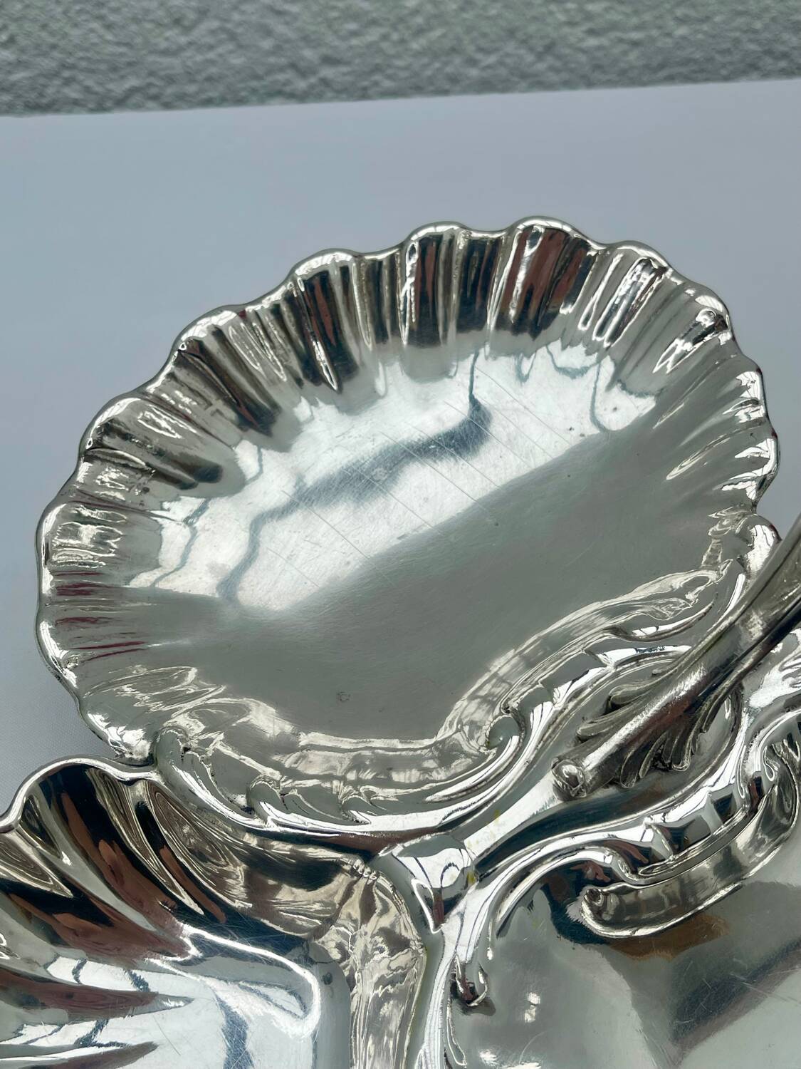 Christofle Silver-Plated Bonbonniere Serving Dish, Louis XV Style, Art Nouveau Period