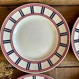 4 assiettes Moulin des Loups « Basque »