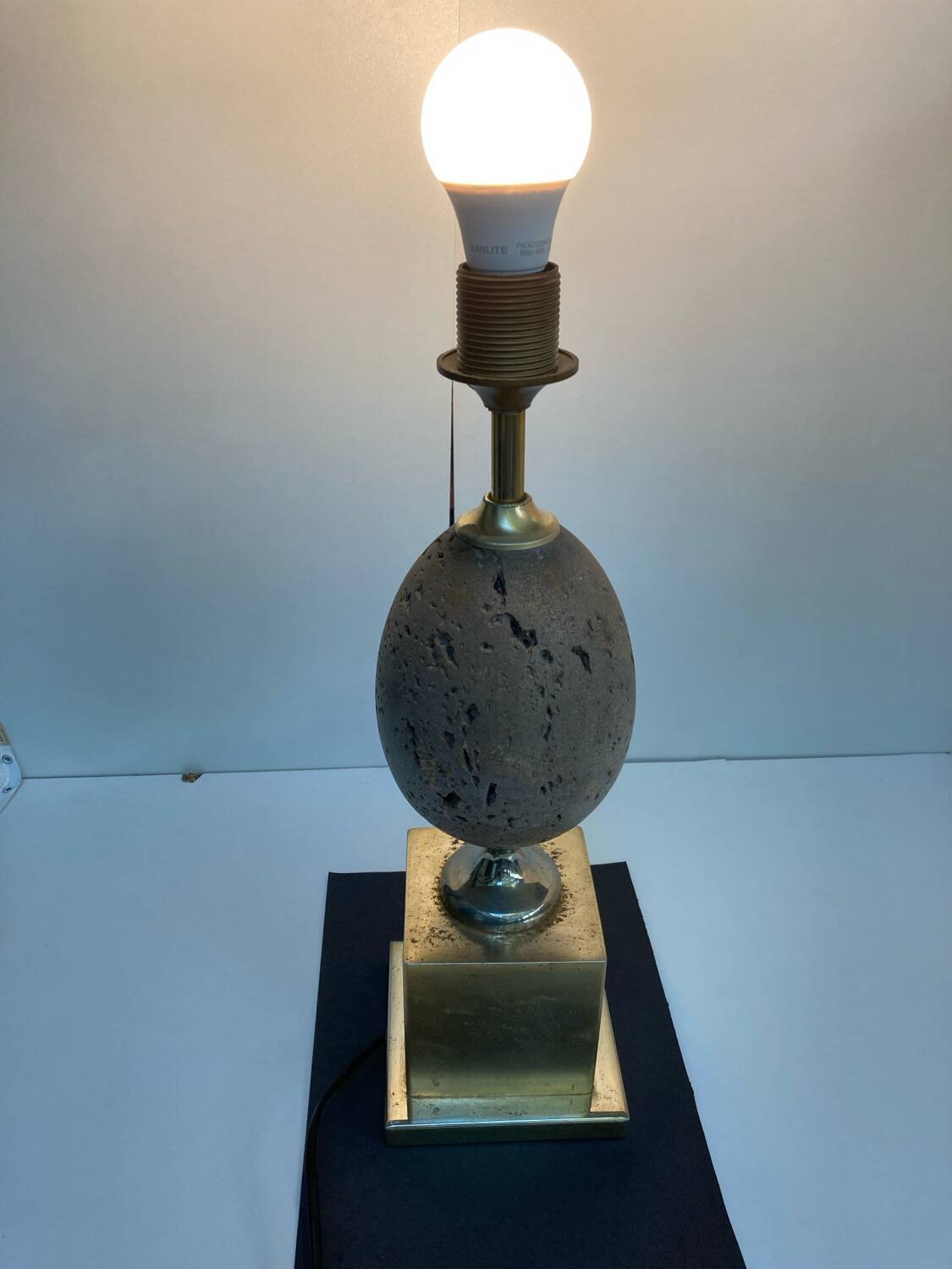 Philippe barbier lamp base, groeland model, 80’s