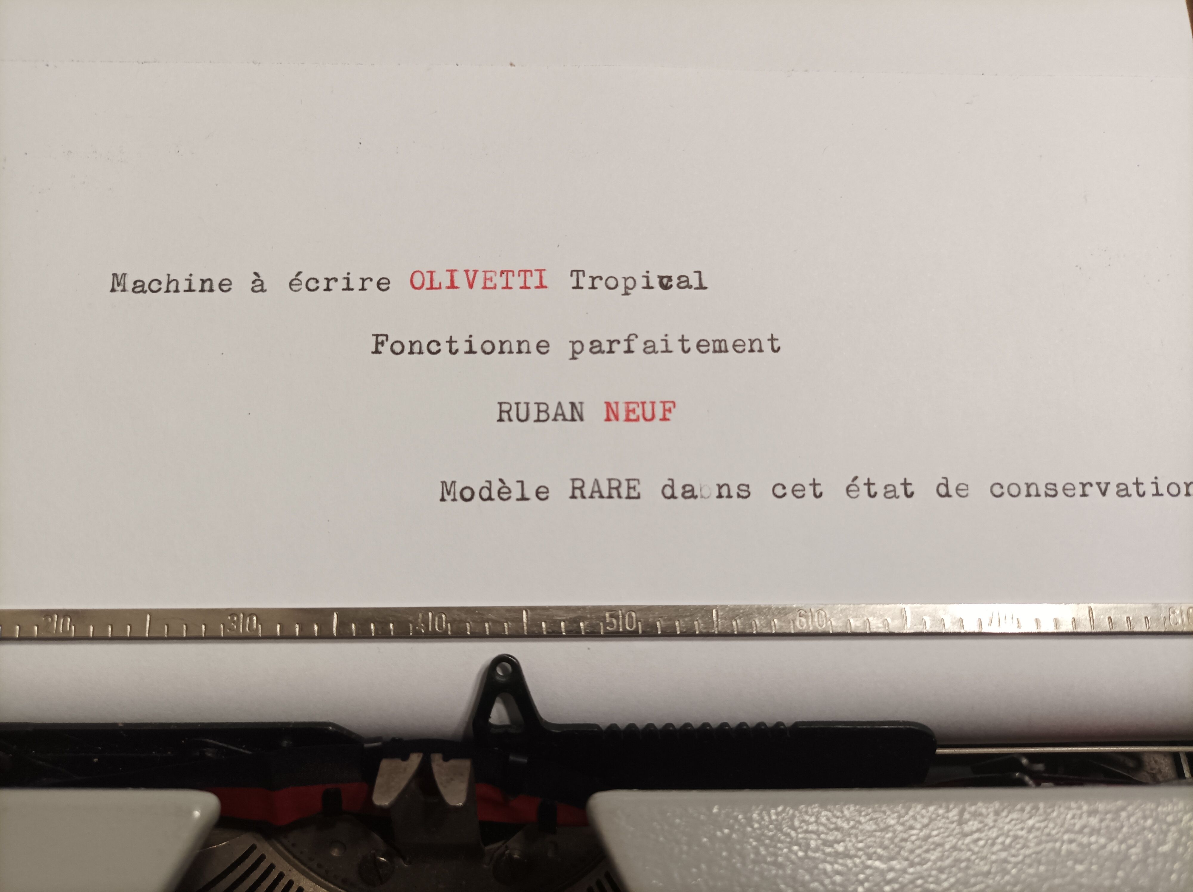 Olivetti Tropical typewriter - 1984