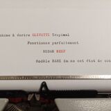 Olivetti Tropical typewriter - 1984