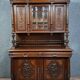 Buffet deux corps richement sculpté – Style Henri II en noyer