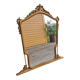 Atypical gold mirror