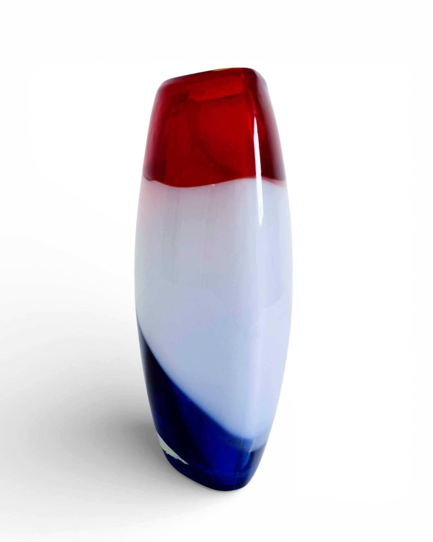 Post-Modern Murano Art Glass Vase by Cose Belle, Italy, 1980s