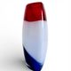 Post-Modern Murano Art Glass Vase by Cose Belle, Italy, 1980s