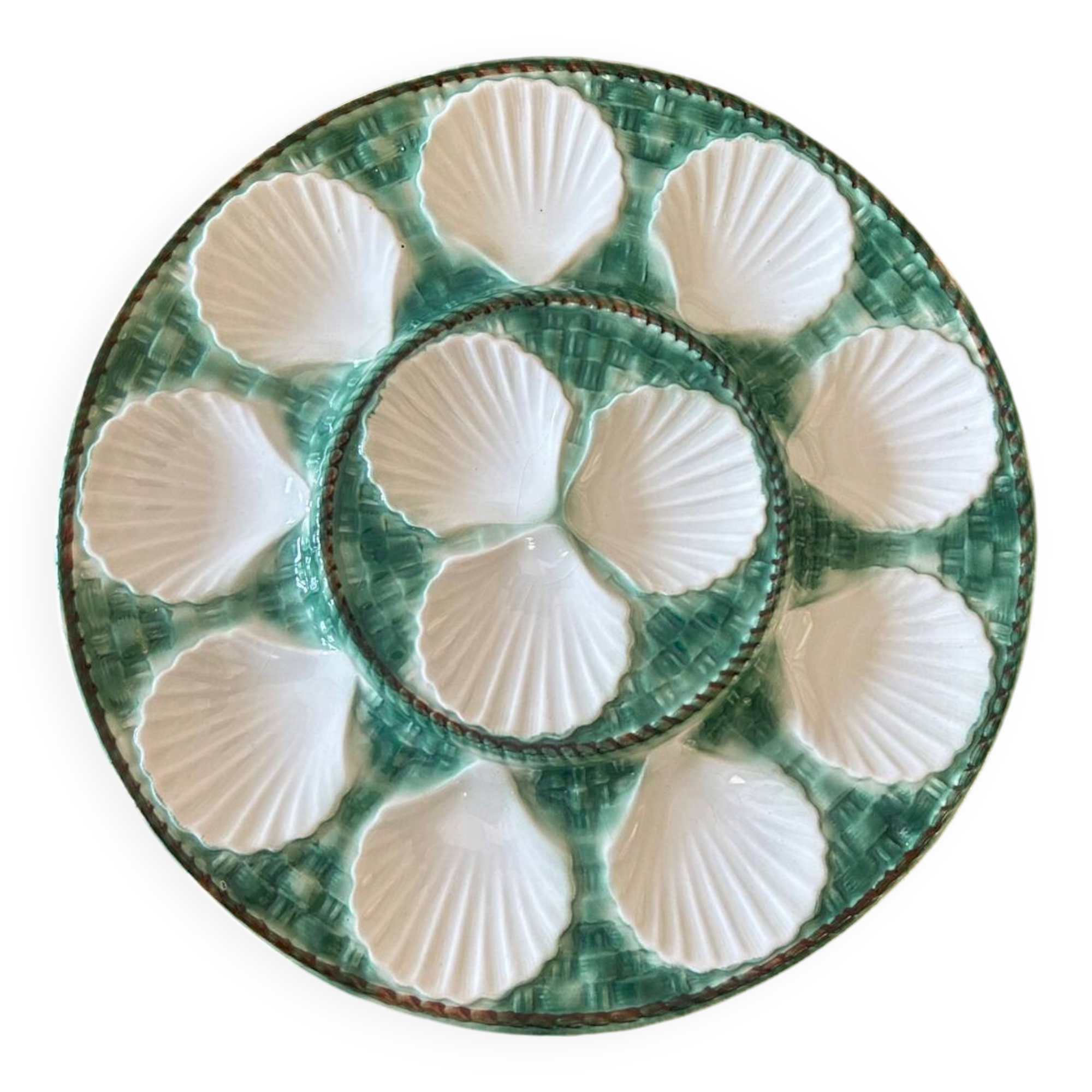 Oyster Dish in Barbotine
