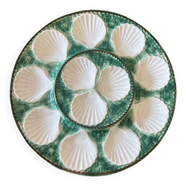 Plat à Huîtres en Barbotine