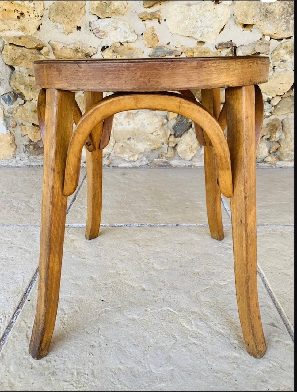 Pair of Vintage Baumann Stools, Model 92, Circa 50s/60s