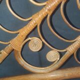 Rattan headboard
