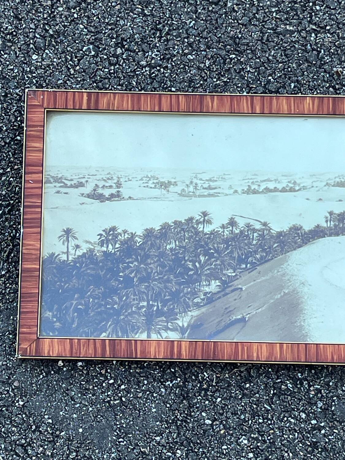 Old photograph from 1920 signed by Alexandre Bourgault, an Orientalist.