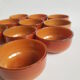 Set de 10 ramequins marron Arcopal Volcan vintage