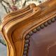 Fauteuil de bureau, modèle encoignure, de style Louis XV, XIXème