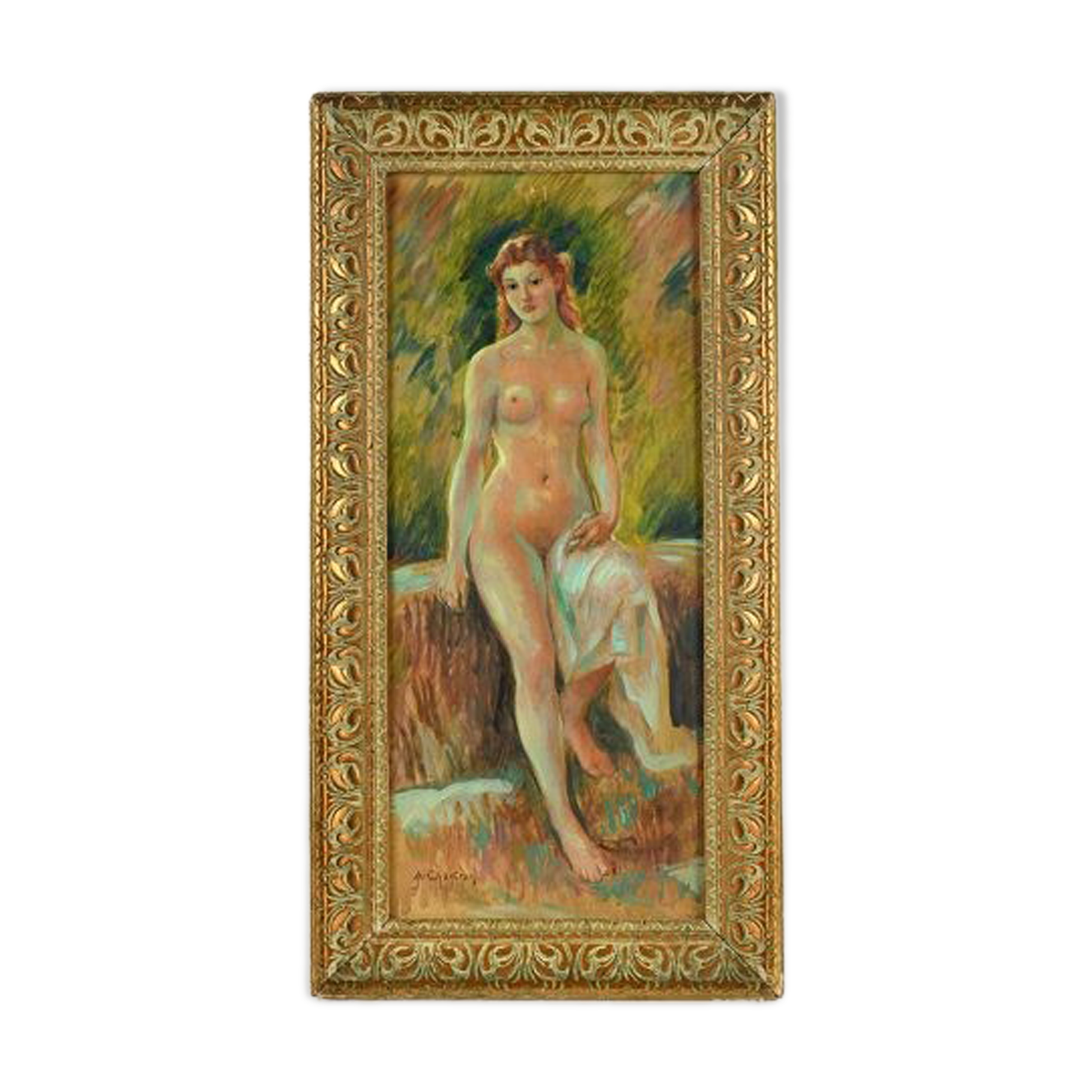 A-J Chantron's Pastel of a Nude